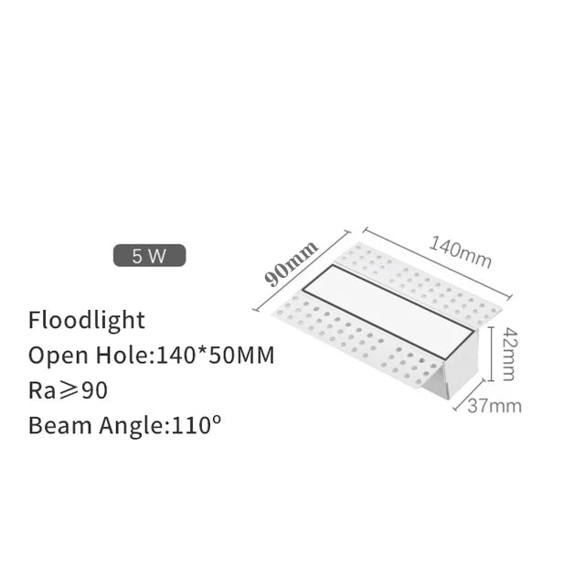 spot led encastrable magnétique moderne éclairage linéaire intérieur