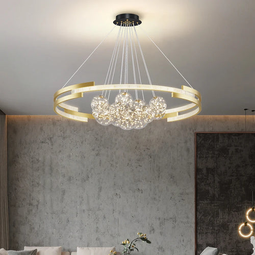 lustre moderne nordique luxe pour bar et restaurant étoilé