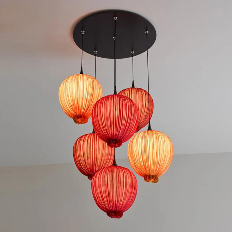 lampe suspendue lanterne chinoise classique décorative