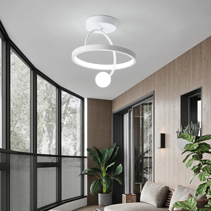 lustre moderne minimaliste pour entrée de restaurant