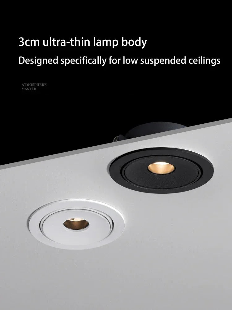 spot led ultra fin à angle de faisceau pour éclairage intérieur