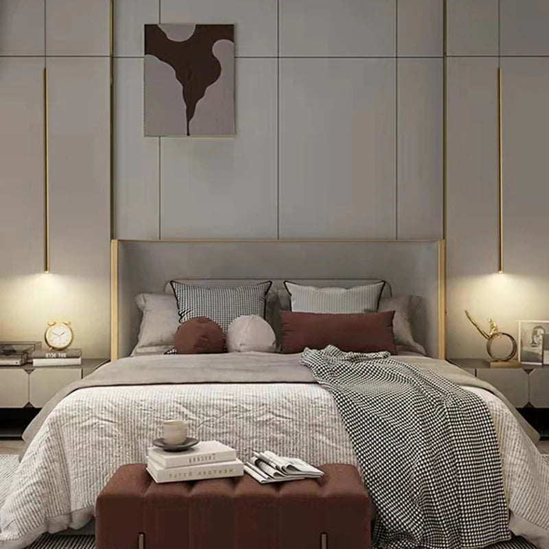 lustres modernes en laiton luminaires fil de corps réglable 4000k