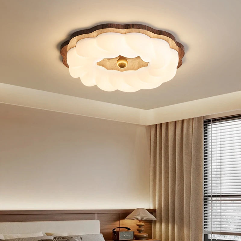 plafonnier led rétro à spectre complet pour chambre enfant