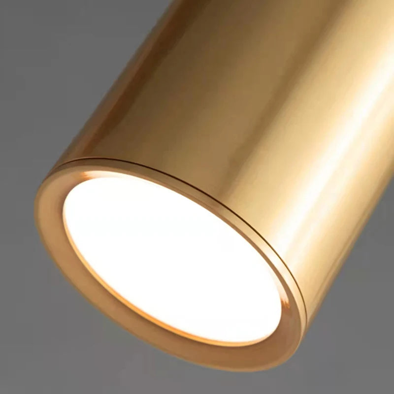 applique murale minimaliste moderne fil réglable en cuivre