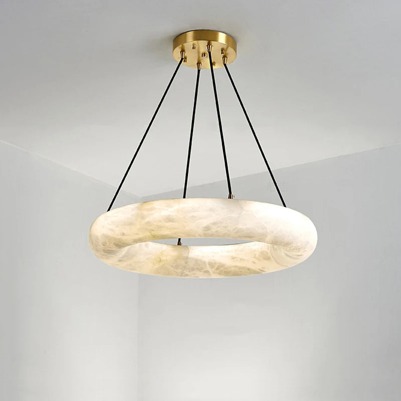 lustre en marbre naturel espagnol pour hôtel luxueux