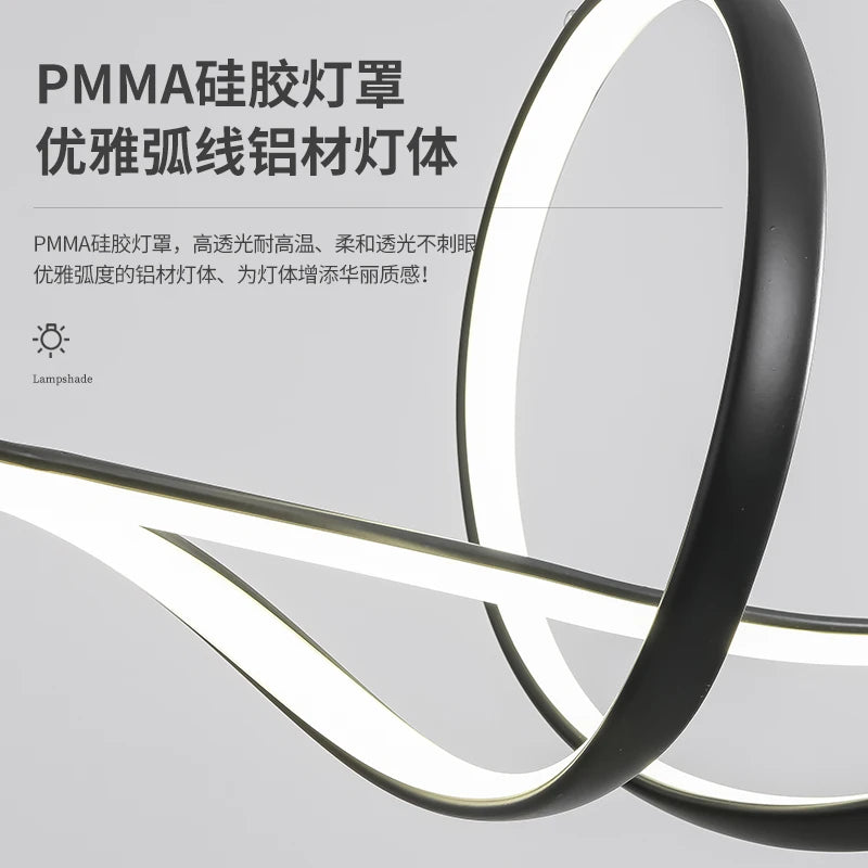 lustre minimal personnalisé nœud papillon éclairage moderne 2023
