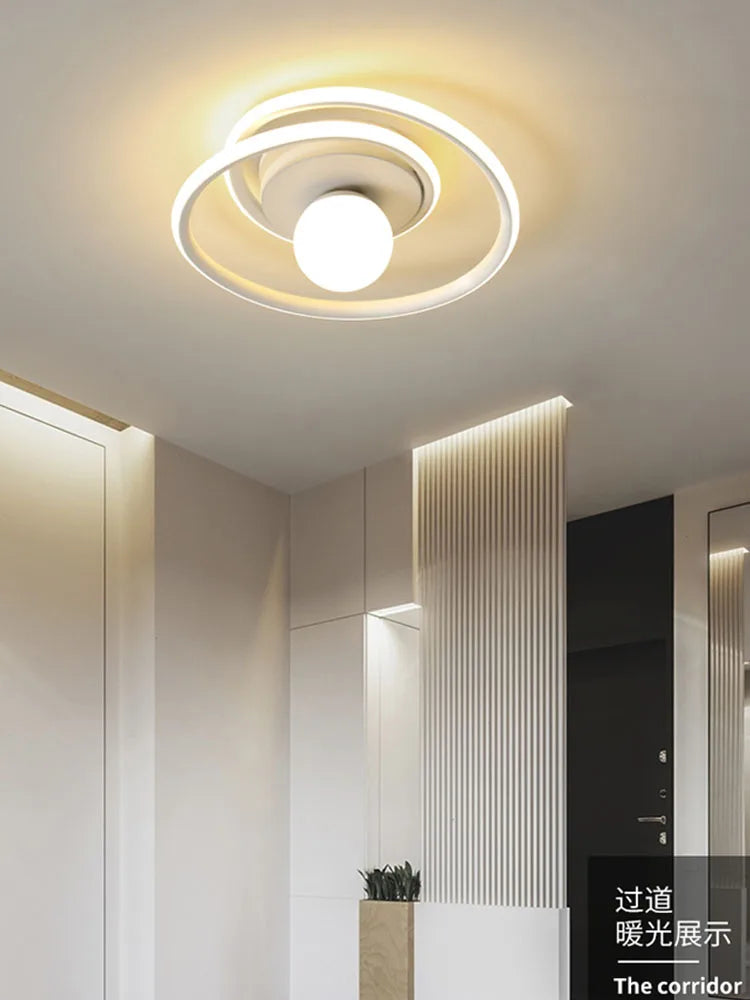 lustre moderne minimaliste pour entrée de restaurant