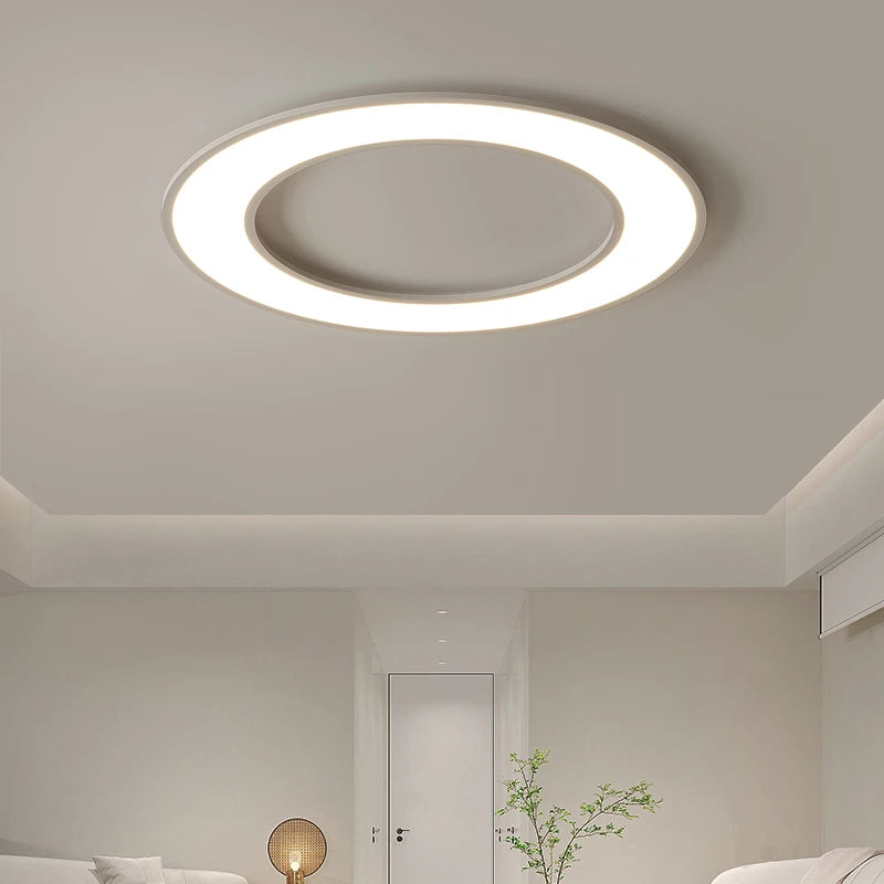 Plafonnier Circulaire Ultra-mince moderne à LEDs lumières pour salon éclairage intérieur décor à la maison Luminaria cuisine chambre
