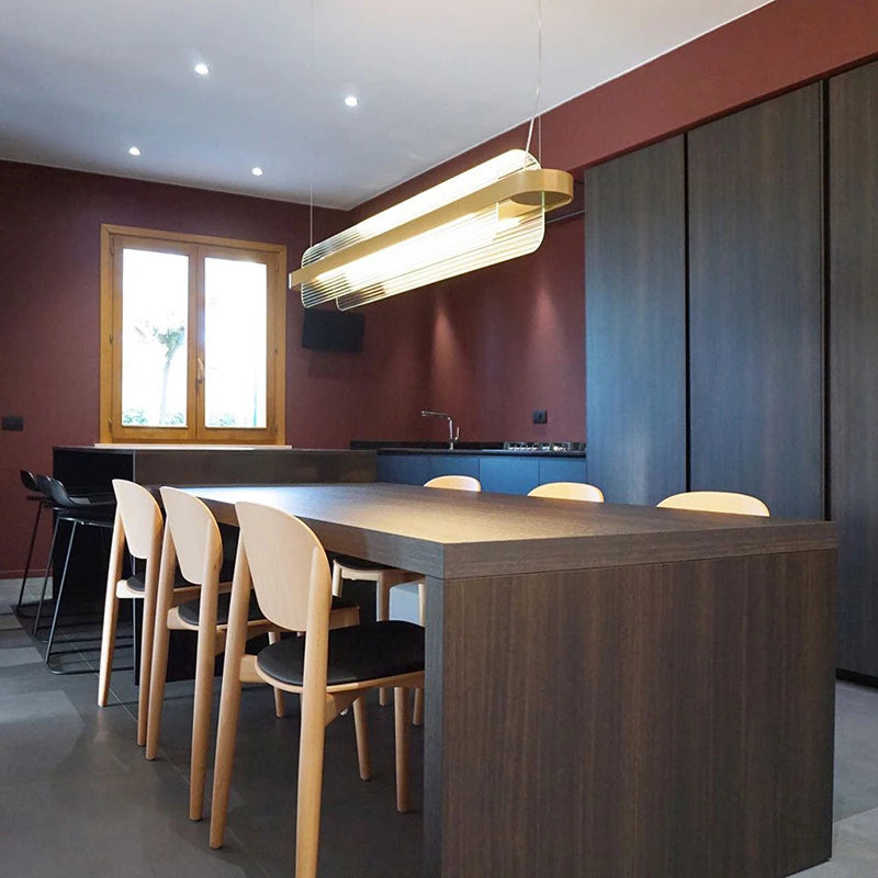lustre italien simple design nordique post-moderne pour restaurant bar ou bureau