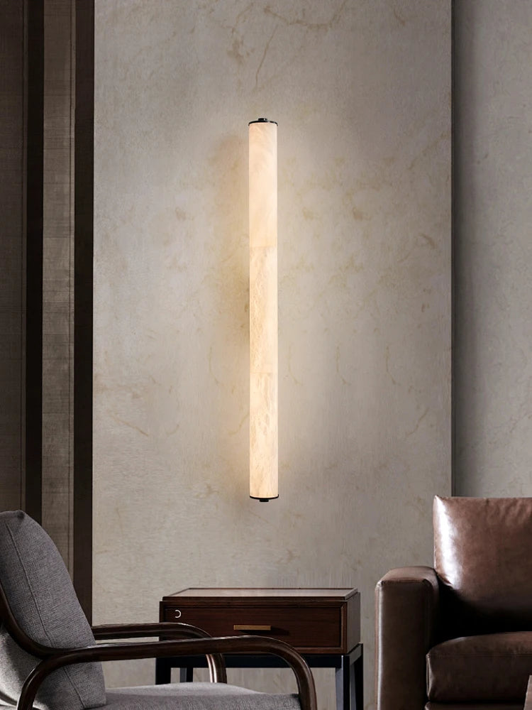 applique murale led en cuivre et marbre moderne luxe éclairage intérieur