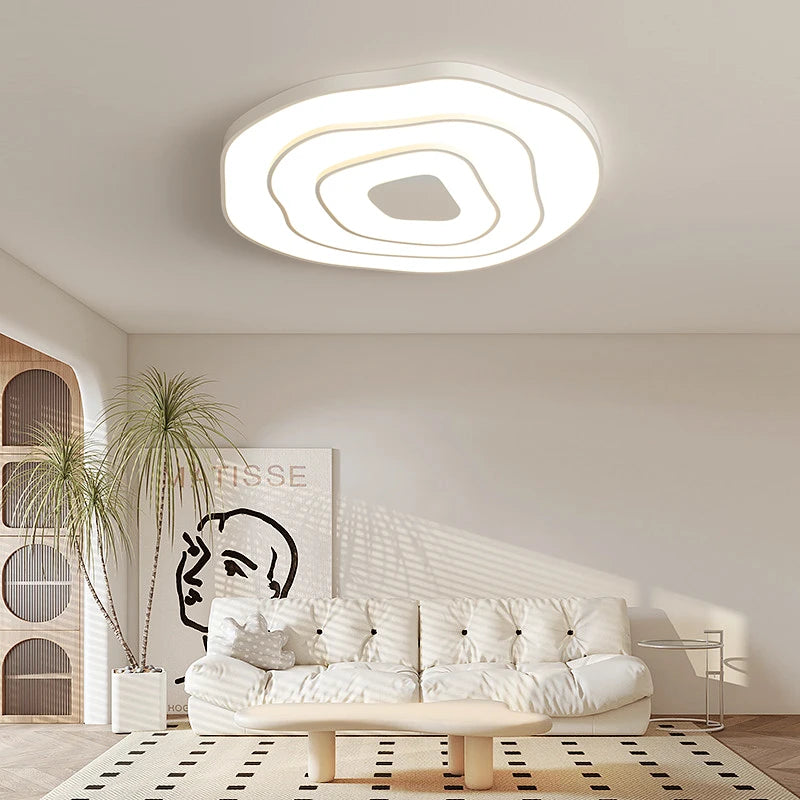 lustre led minimaliste cercle pour éclairage intérieur qiyimei