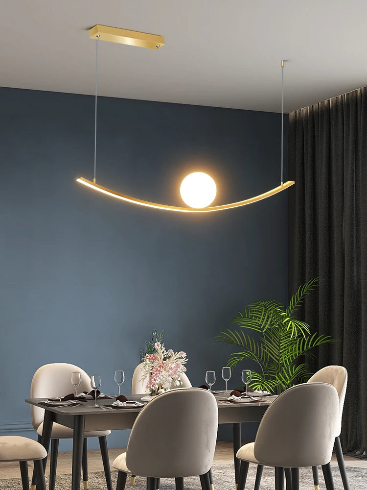 lustre de restaurant créatif dragon ball simple luxe