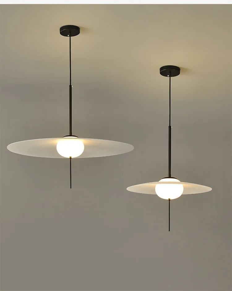 suspension led nordique simple ufo éclairage moderne décoratif