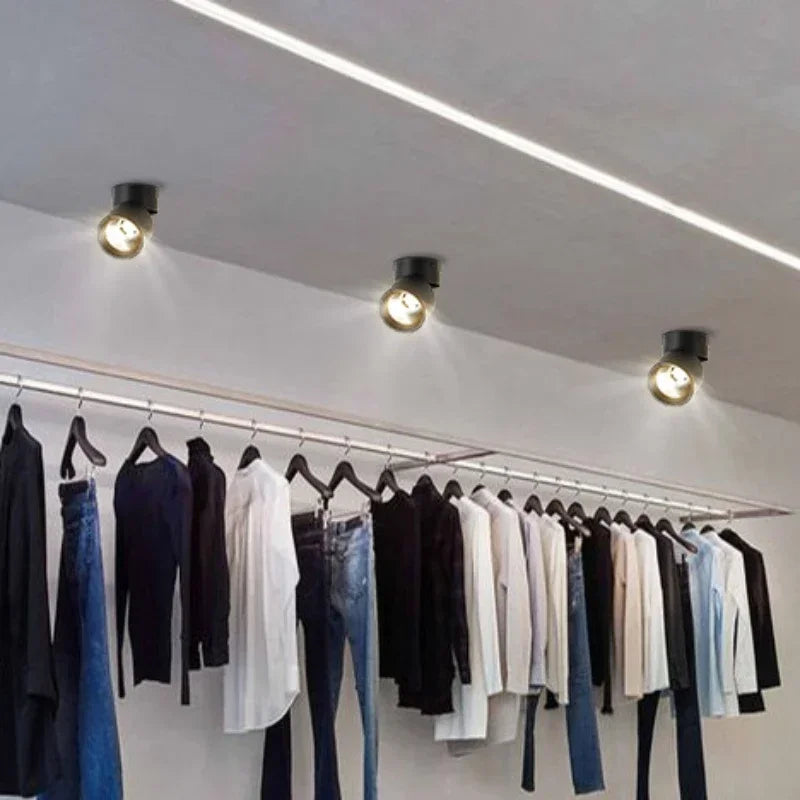 spot led extérieur à angle réglable sans perforation