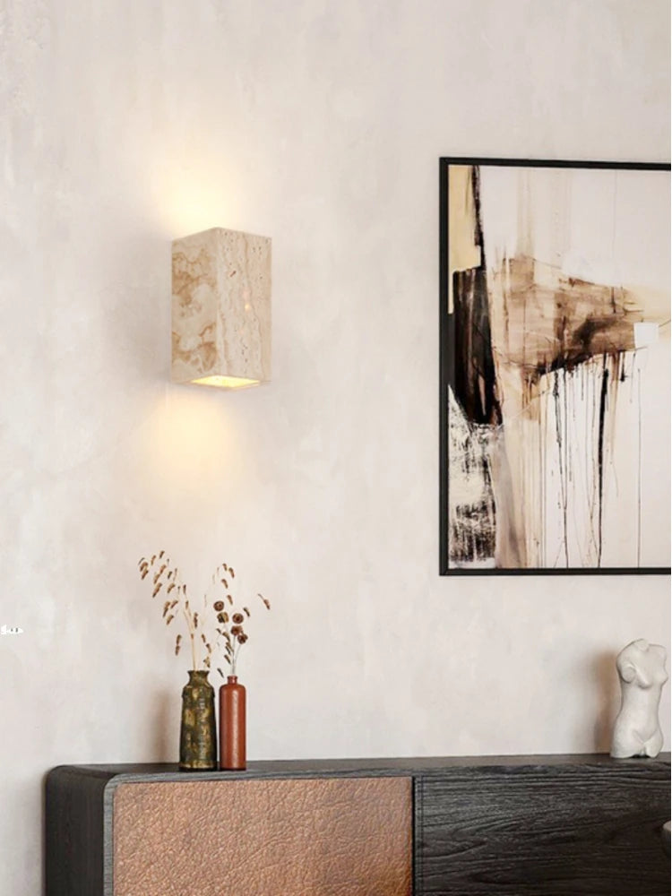 applique murale en pierre naturelle pour décoration intérieure