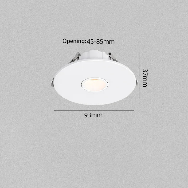 spot led ultra fin pour éclairage d ambiance rond encastré