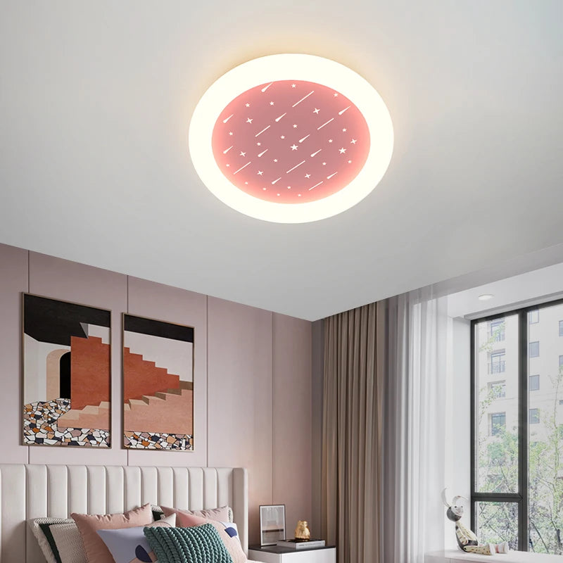 lustre led moderne pour enfants effet pluie de météores 2022