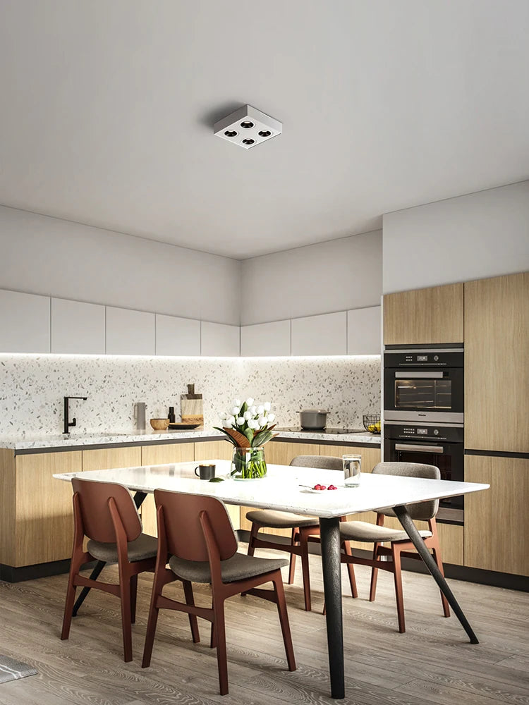 led surface carrée ultra mince anti-éblouissement downlight pour maison