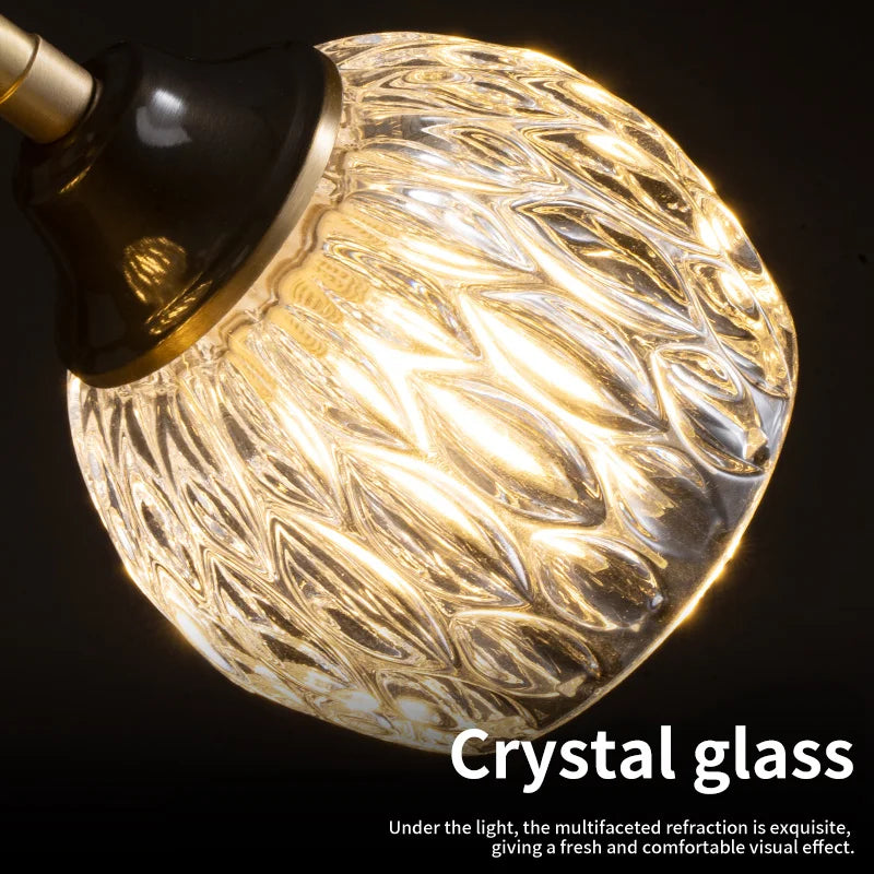 lustre led oiseau créatif en cuivre pour maison et restaurant