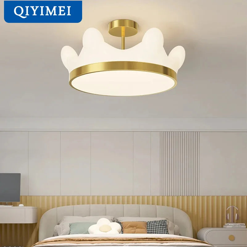 lustre qiyimei pour chambre de filles éclairage intérieur décoratif