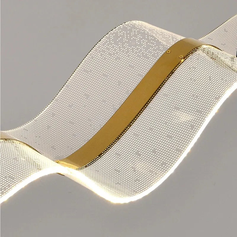 lustre led design vague suspension luminaire intensité variable