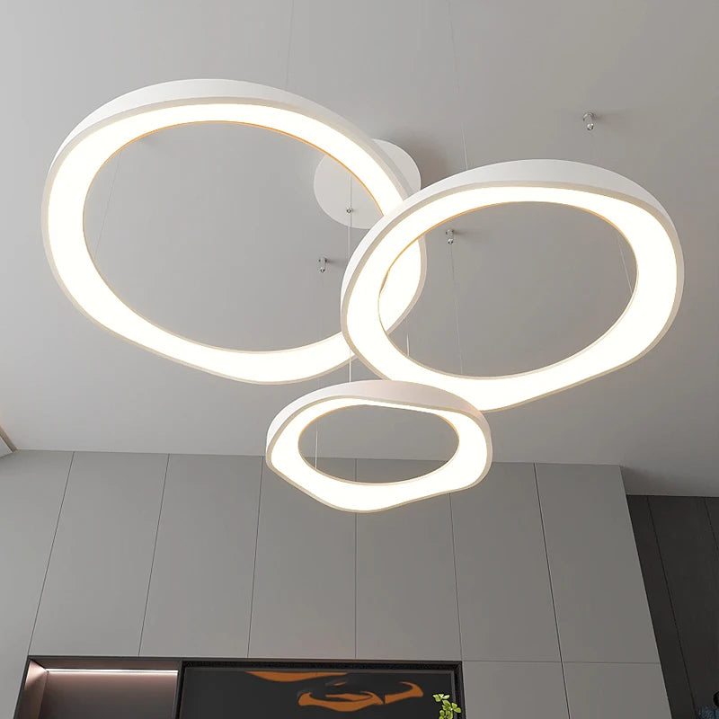 lustre moderne minimaliste 2023 nordique led acrylique créatif