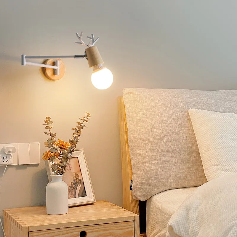 applique murale nordique pliable design pour lecture