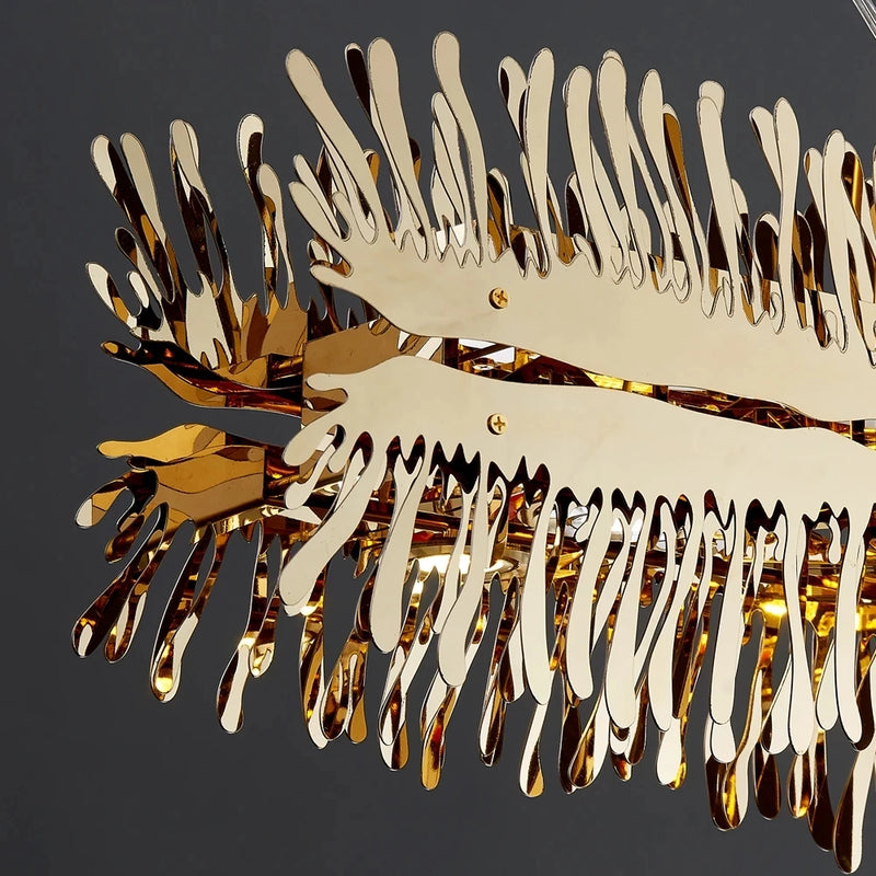 lustre led moderne design créatif suspension luxe