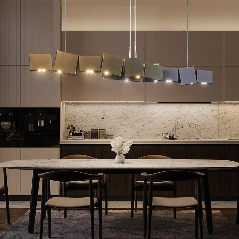 lustre de luxe post-moderne minimaliste pour restaurant
