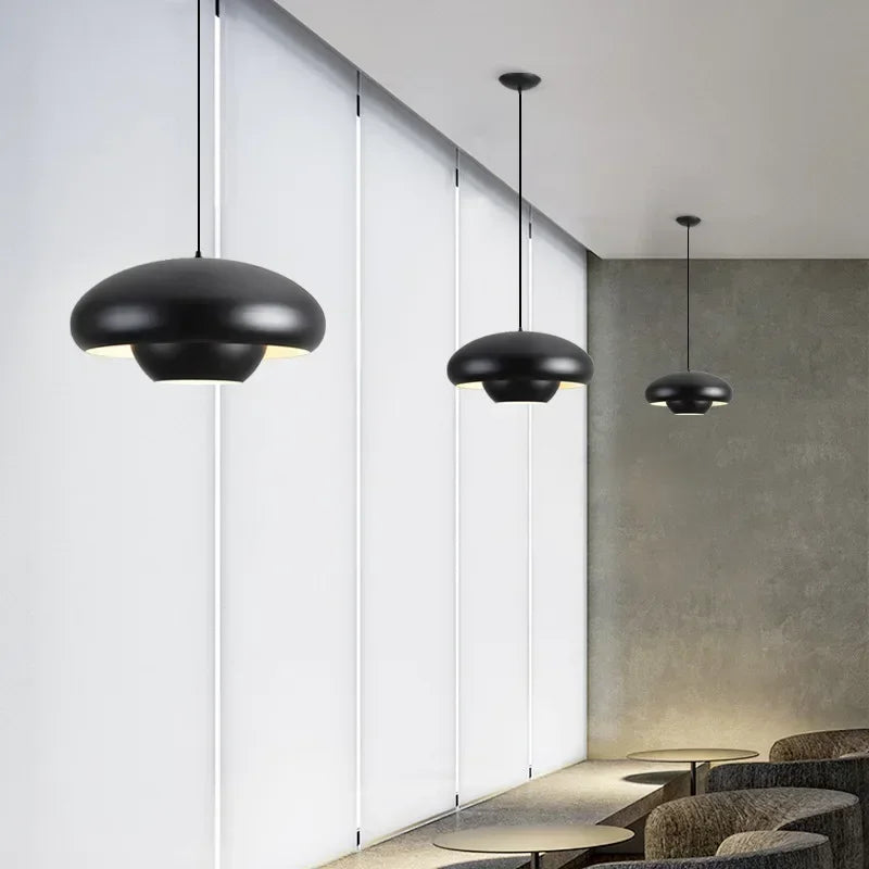 Suspension led nordique simple champignon suspendus