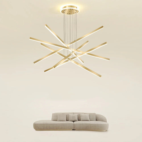 plafonnier led en aluminium 	 design décoratif