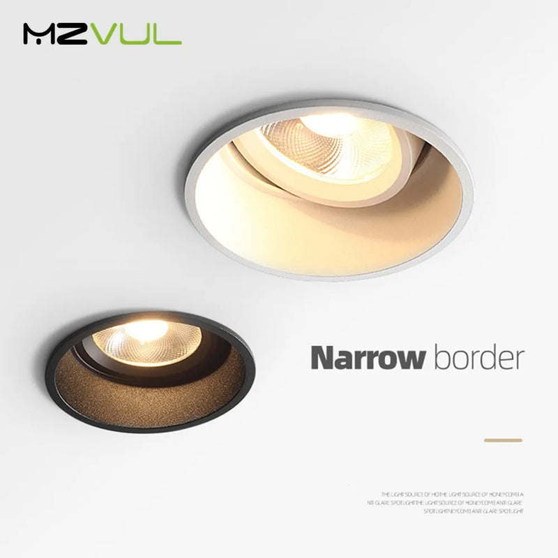 spot led rond encastrable anti-éblouissement réglable décoratif