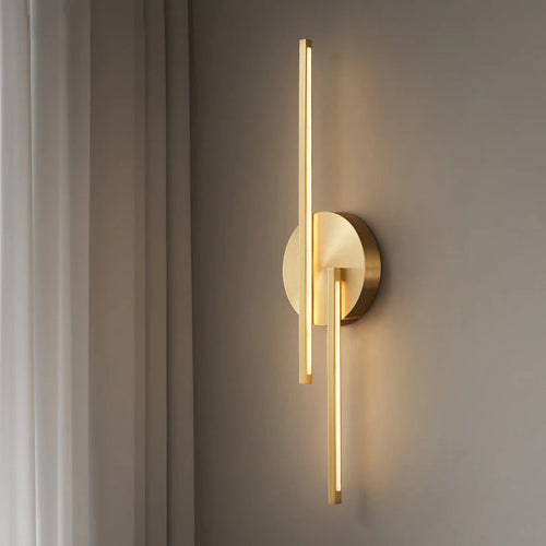laiton led applique murale minimaliste pour restaurant