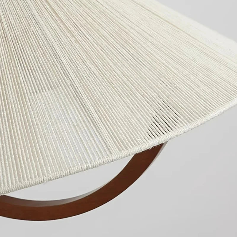 suspension corde de chanvre bois style
