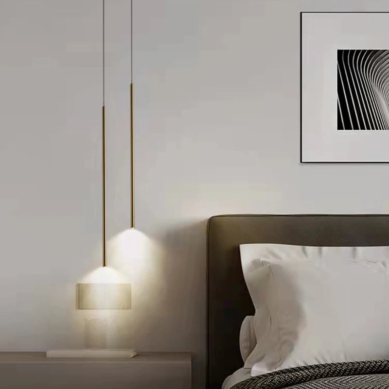 lustres modernes en laiton luminaires fil de corps réglable 4000k