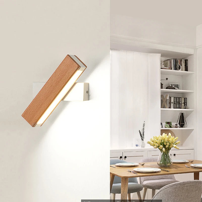 Moderne rotatif applique murale LED lumière salon chambre Foyer Restaurant applique éclairage porche étude lecture couloir décor applique murale 6pa