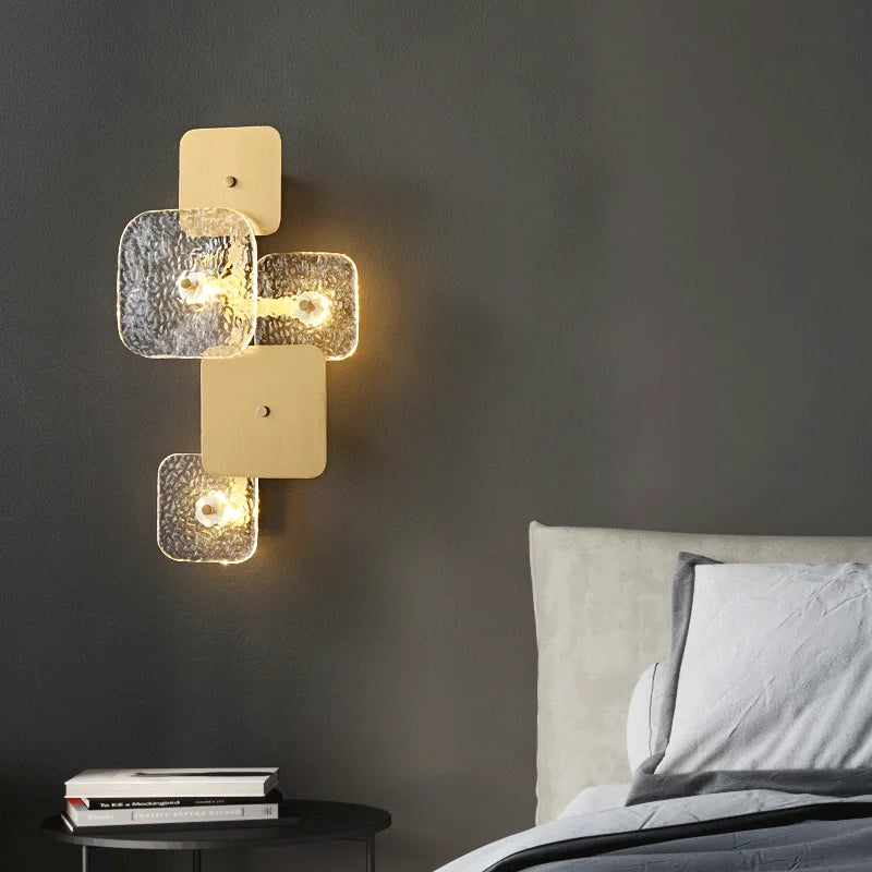 applique murale led cuivre design pour éclairage décoratif moderne