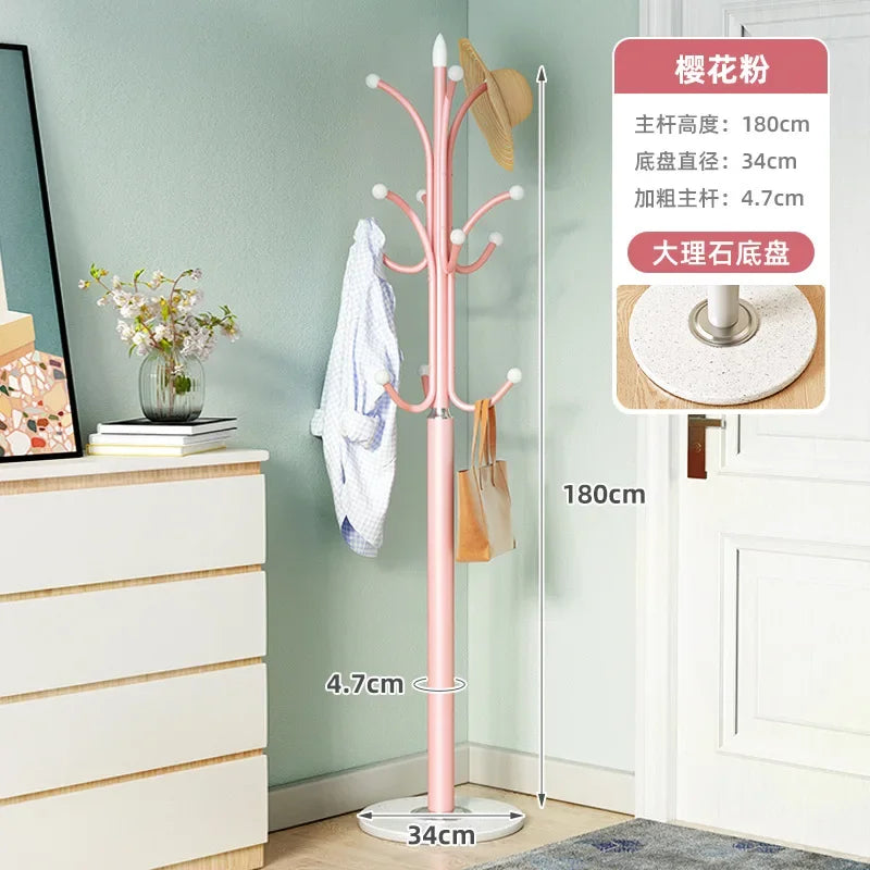 porte-vêtements minimaliste en marbre support moderne pour intérieur