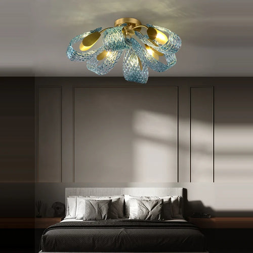 lustre led cristal suspension éclairage luminaire lampara