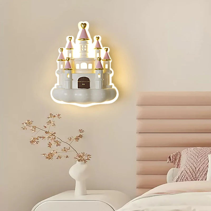 Applique murale princesse led bébé/enfant protection yeux