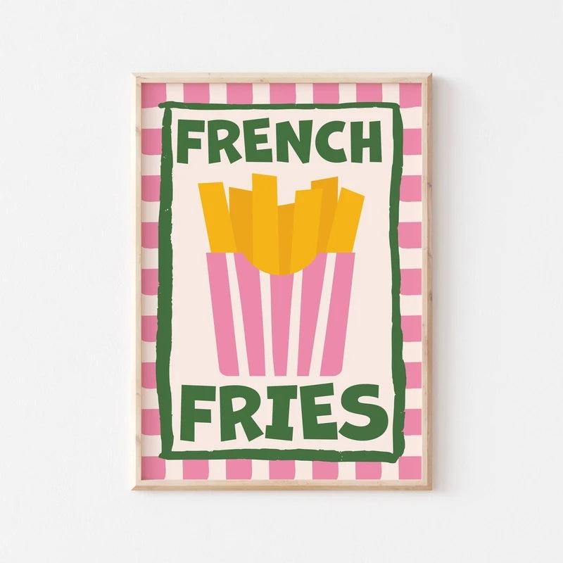 affiche d'art alimentaire pour décoration murale de cuisine