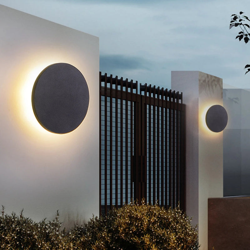 applique extérieure sandiy étanche forme éclipse simple