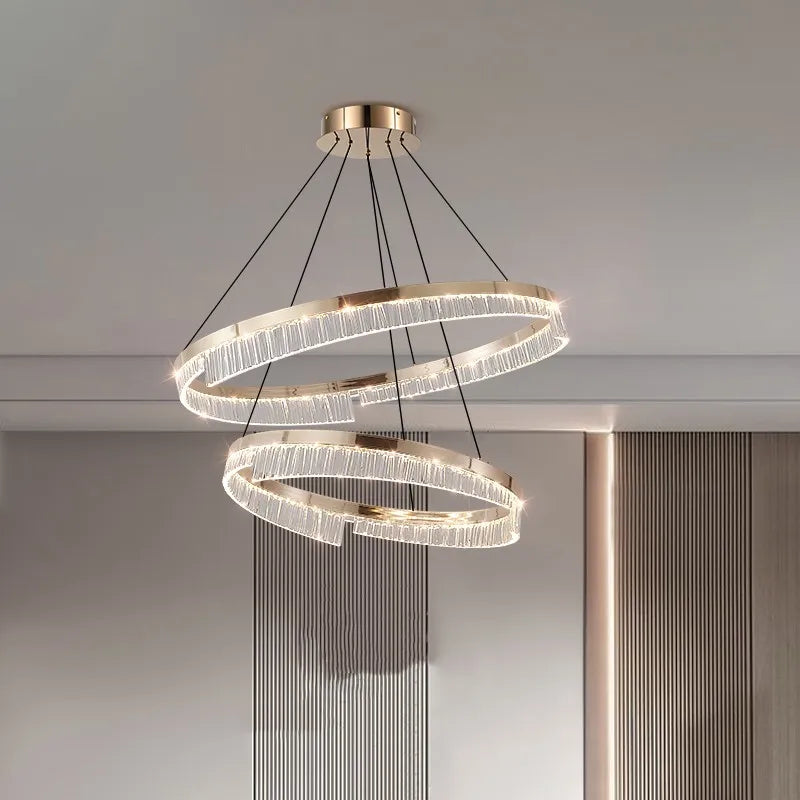lustre led moderne 2023 en aluminium pour éclairage de luxe