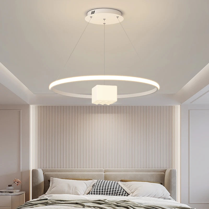 lustre moderne led pour éclairage intérieur décoratif