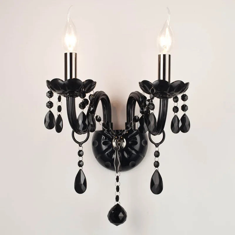 applique murale antique en cristal pour intérieur design élégant