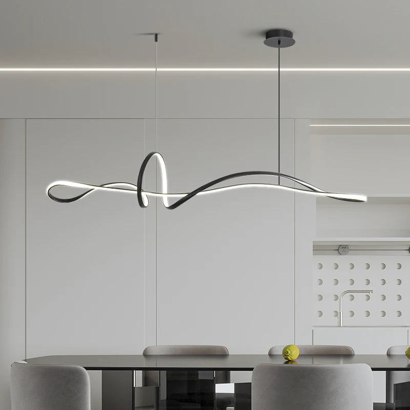 lustre minimal personnalisé nœud papillon éclairage moderne 2023