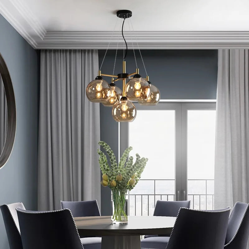 lustre moderne led pour éclairage intérieur suspendu