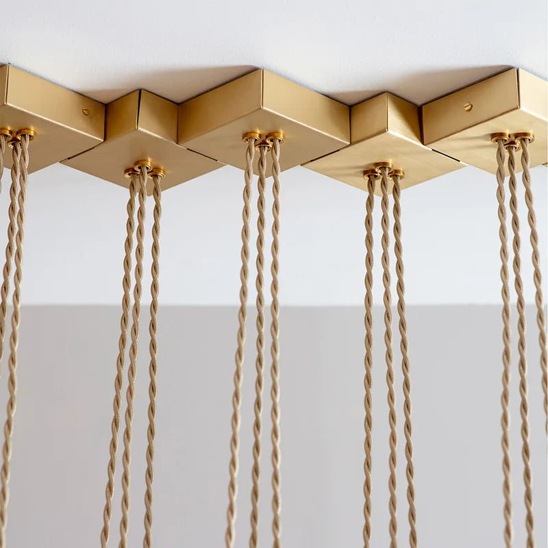 lustre créatif de personnalité design nordique lumière italienne éclairage de luxe