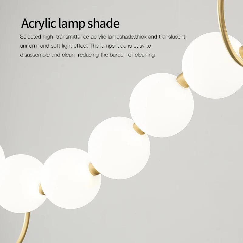 lustre français moderne en cuivre design bar lumière mode duplex simple