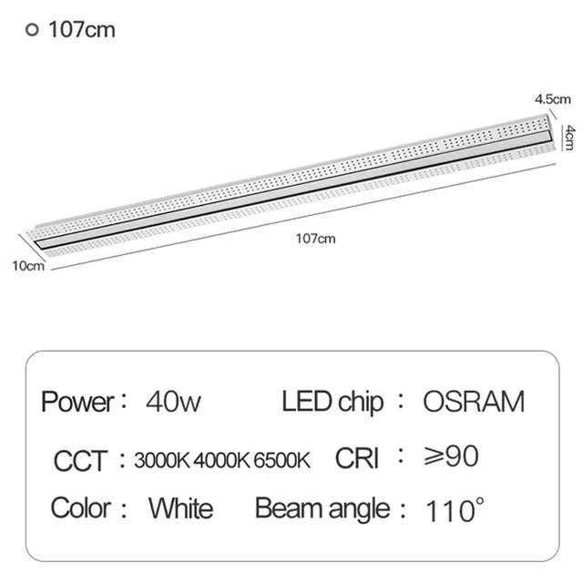 spot led encastrable magnétique moderne éclairage linéaire intérieur